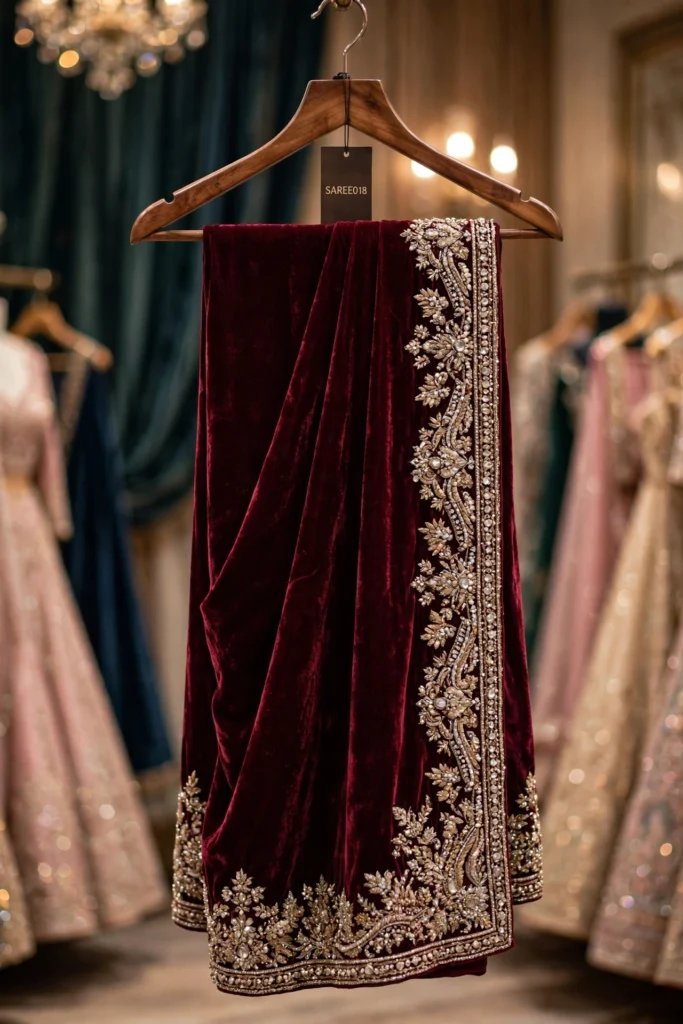 Ethereal & Regal Ethnic Ensemble – Available in Pristine White, Royal Maroon & Floral Sky Blue - Photo 3
