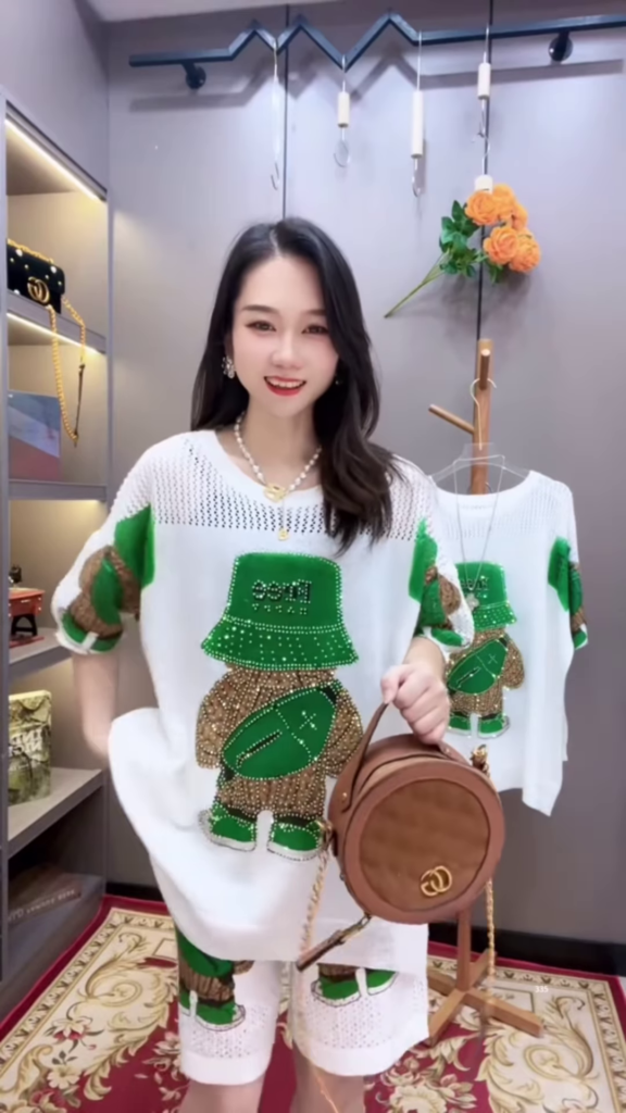 Chic and Playful Two-Piece Lounge Set - Photo 1