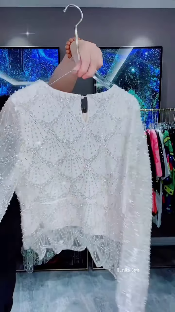 Dazzling Sequin and Bead Embellished Top - Photo 1
